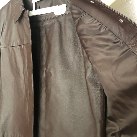 Newport News Women’s Moto Leather Jacket - Picture 3 of 6